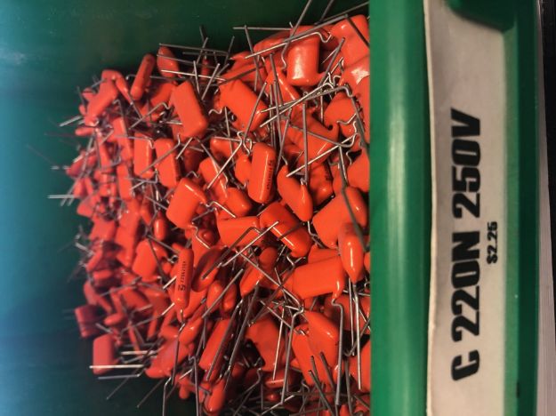 Picture of 0.22µF 250V MKT Capacitor        15mm