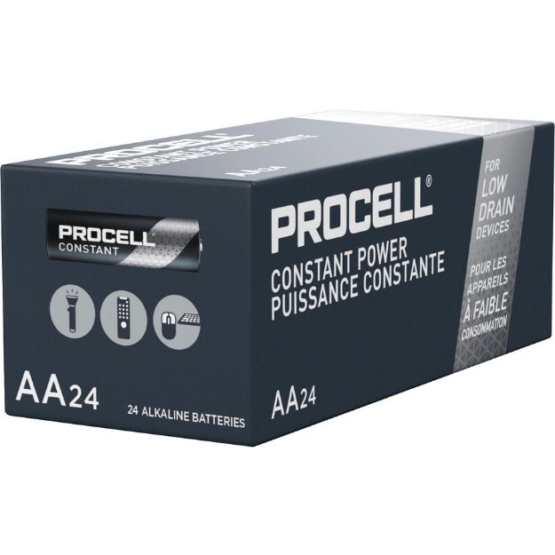 Picture of Procell CONSTANT Alkaline Battery 1.5V AA Size 24 Pack