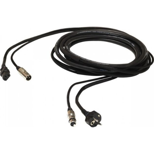 Picture of Proel  10A Mains Lead+Signal  FIEC+MXLR > TAPON+FXLR  15m