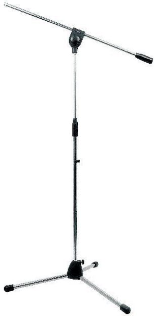 Picture of Proel  Floor Mic Stand  Tall+Boom  CHROME