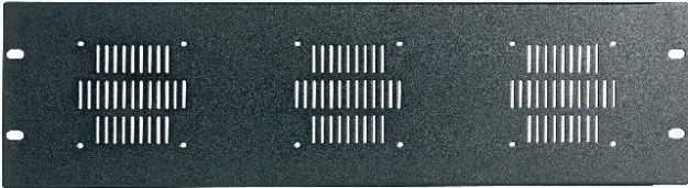 Picture of 19" Rack Panel  3U  Vented for 3 Fans