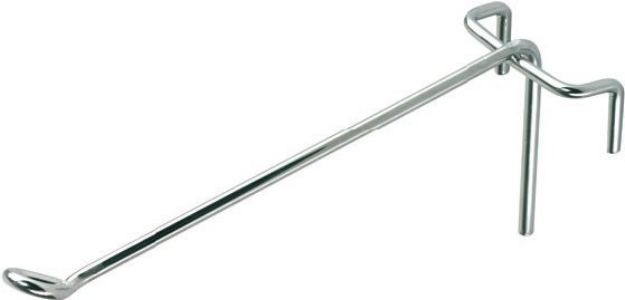 Picture of Proel  Lead Display Stand Hook  Chrome  18cm  12pcs