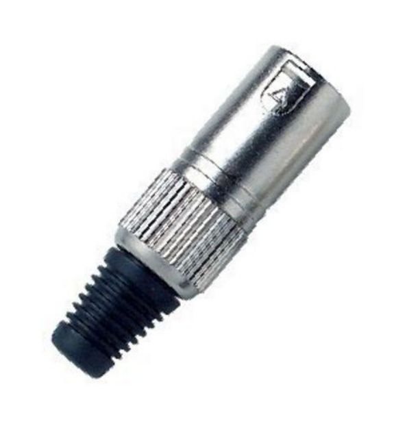 Picture of XLR Connector  3 Pin  Cord Plug  MALE