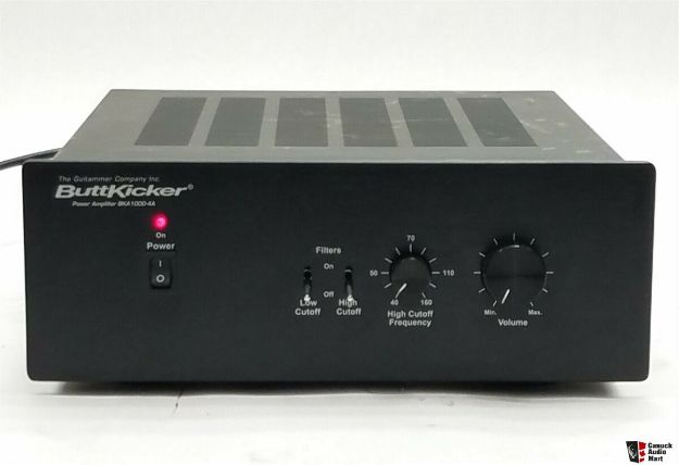 Picture of Buttkicker Power Amplifier  Frequency Response 10 - 300 Hz