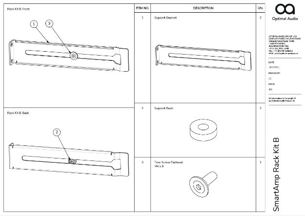 Picture of Optimal SmartAmp rear rack support kit