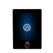 Picture of LEA PoE-Powered Programmable Wall Controller  BLACK