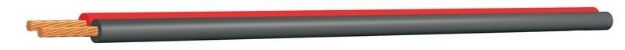 Picture of Proel  Bulk Speaker Cable  Flat  Trurip  2 x .75mm²  RD /BK