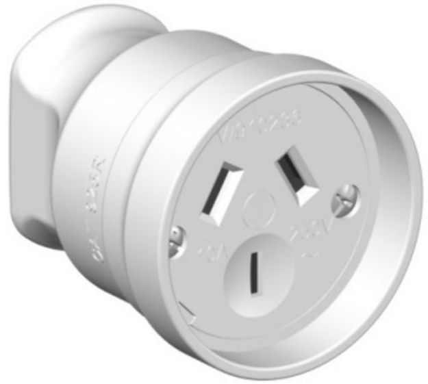 Picture of PDL  10A Mains Connector  Cord Plug  FEMALE  BLACK