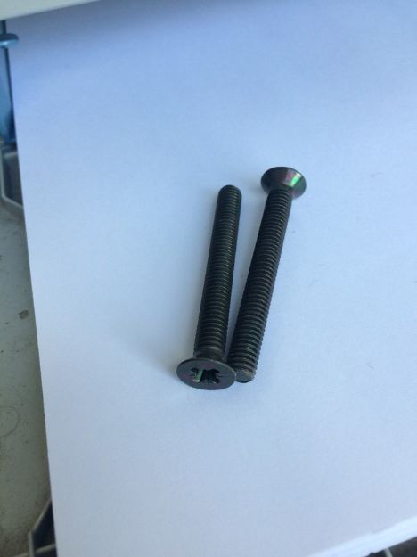 Picture of Machine Screw  Pozidrive  M6 x 50mm  Countersunk  BLACK