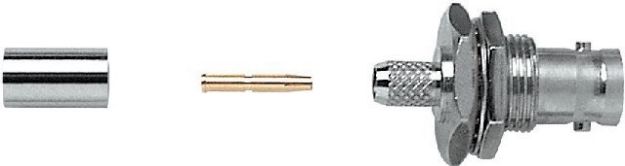 Picture of BNC Connector 75 Ohm Panel Mount Crimp FEMALE