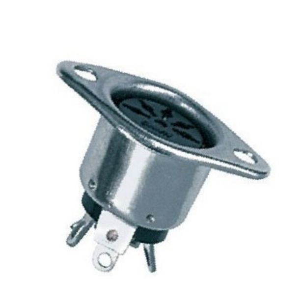 Picture of Din Connector 5 Pin Panel Mount FEMALE