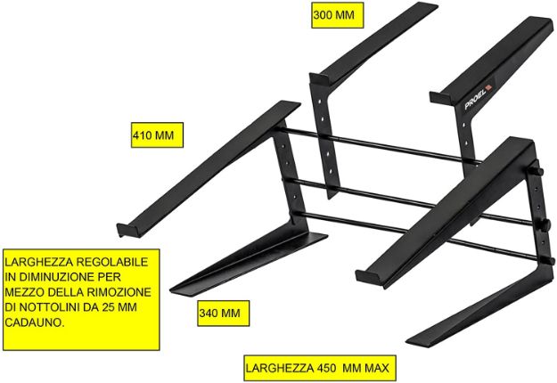 Picture of Proel Universal Foldable Laptop Stand