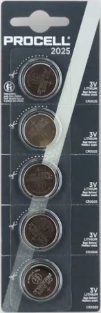 Picture of Procell  Intense 2025 COIN Battery  3V  Lithium  40 Pack