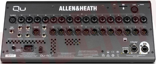 Picture of A&H QU5 Digital Mixer  16 faders and 16 x 16 Dante channels