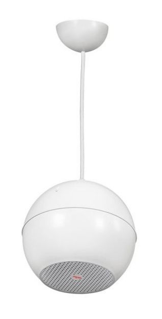Picture of Proel 100V Ball Speaker 6½" Pendant Mount 10W WHITE