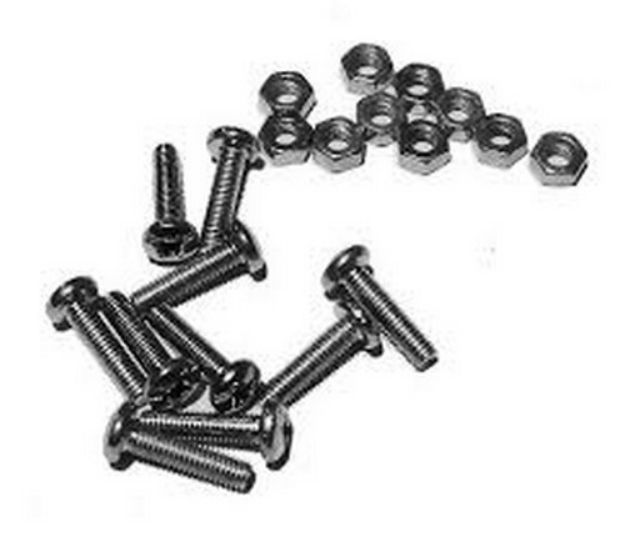 Picture of #M3 Lockwasher+Machine Nut+Panpozi x 20mm Pack of 20 ZINC