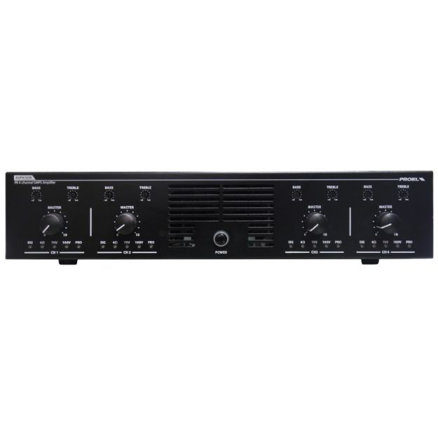 Picture of Proel 100V Power Amp 4 x 250W