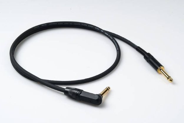 Picture of Proel Guitar Lead TS > 90ºTS 5m Spiral Shield BLACK
