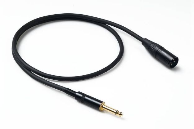 Picture of Proel XLR Input Lead MXLR > TS 10m Spiral Shield BLACK
