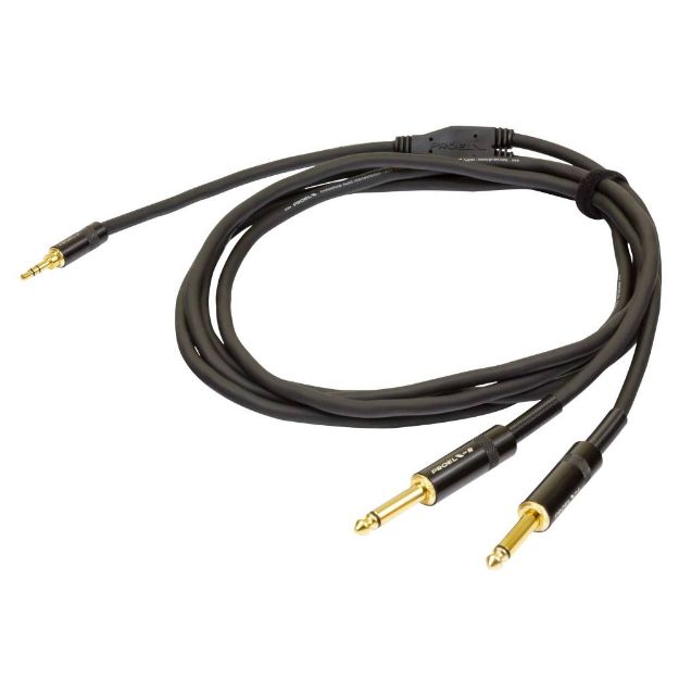 Picture of Challenge Stereo Split Lead 3.5mm TRS > 2 x 6.3mm TS 3m