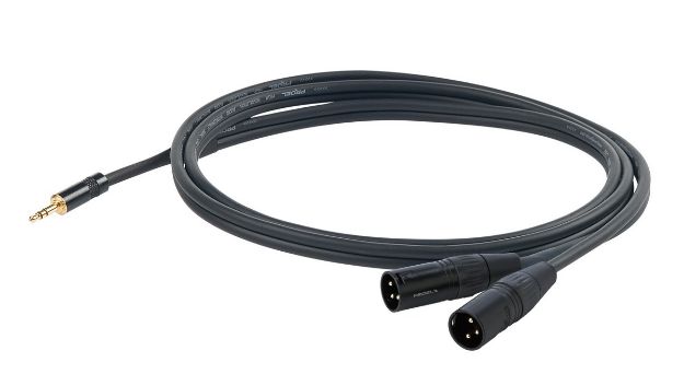 Picture of Challenge Split Lead 3.5mm TRS > 2 x mXLR 0.3m