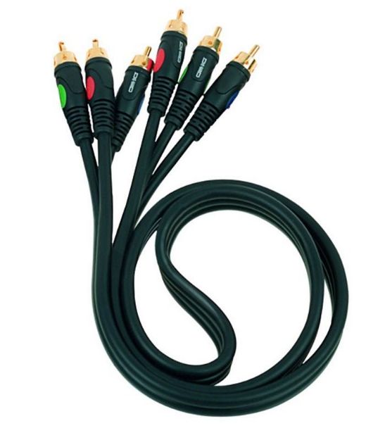 Picture of Die Hard RCA Loom 3 Way RGB Video 5m GOLD