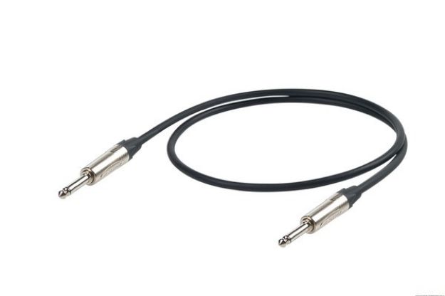 Picture of Proel Guitar Lead TS > TS 10m 90% Braid Shield BK