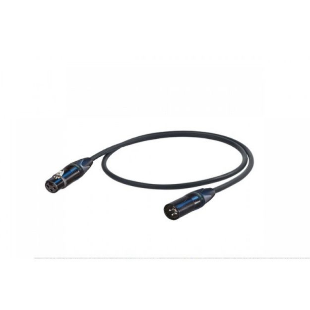 Picture of Proel Mic Lead FXLR > MXLR 15m 90% Braid Shield BLACK