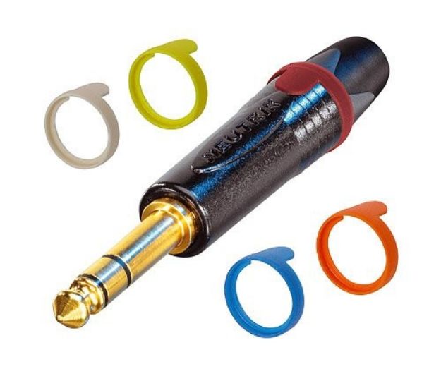 Picture of Neutrik Jack Cord Connector Ring Label NP*X GREEN
