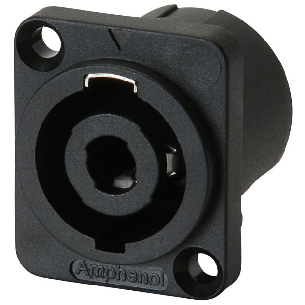 Picture of Amphenol Speakon Connector 4 Pin Panel Mount MALE