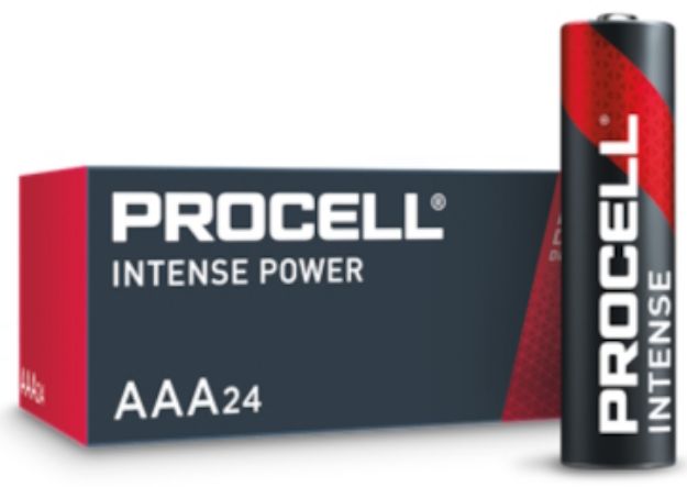 Picture of Procell INTENSE Alkaline Battery 1.5V AAA Size 24 Pack