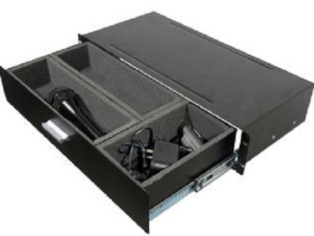 Picture of Jansen ABS Rack Drawer 2  Mics+Accessories 203mm 2U
