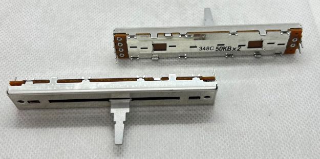 Picture of A&H 45MM 50KB x 2 Crossfader  RS45 N1214 DUAL TRACK