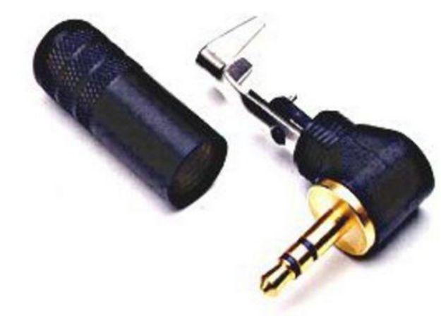Picture of Switchcraft Mini Stereo Jack Connector 3.5mm Cord Plug 90º
