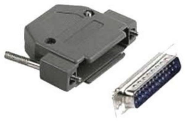Picture of DSUB Connector 25 Pin Shell Body