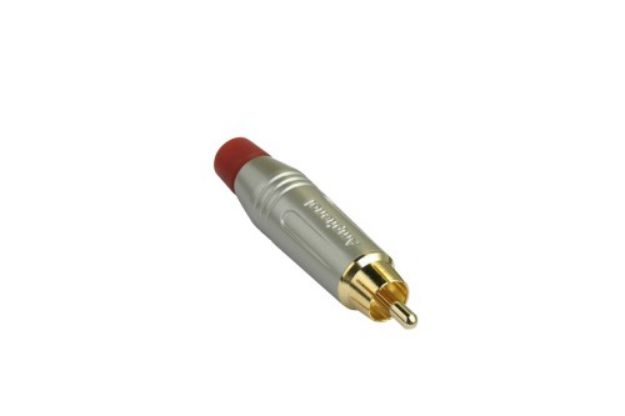 Picture of Amphenol RCA Connector Cord Plug MALE RED