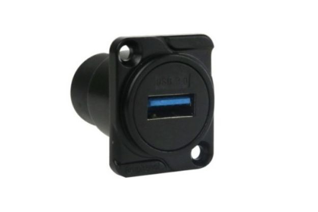 Picture of Amphenol USB3 Type A Connector Feedthrough