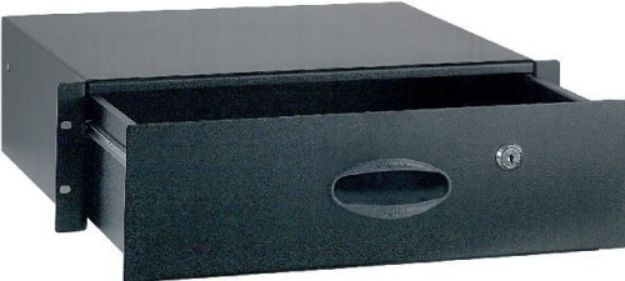 Picture of Proel 19" Rack Drawer 3U Lockable Depth 340mm