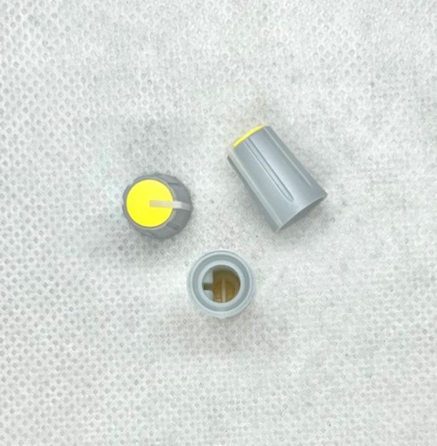 Picture of A&H Mixer Knob GREY YELLOW