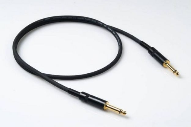 Picture of Proel Guitar Lead TS > TS 2m Spiral Shield BLACK