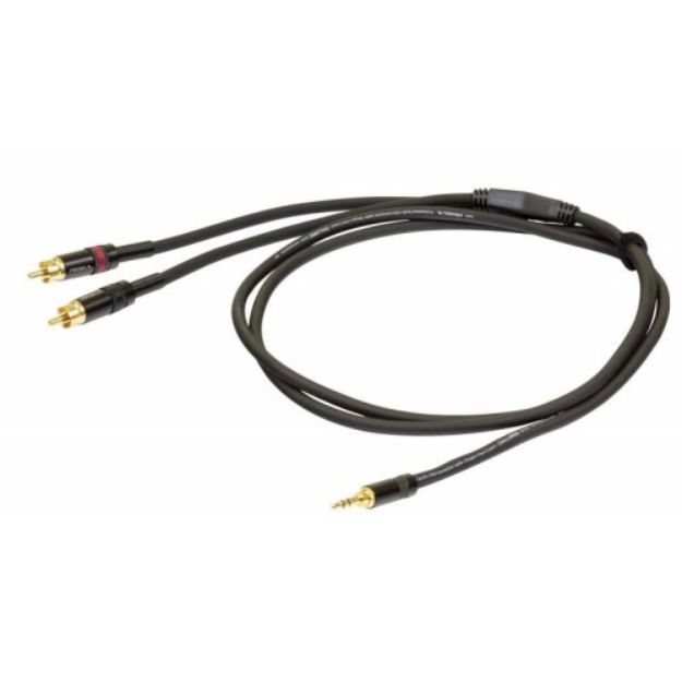 Picture of Challenge Split Lead 3.5mm TRS > 2 x MRCA 1.5m Gold