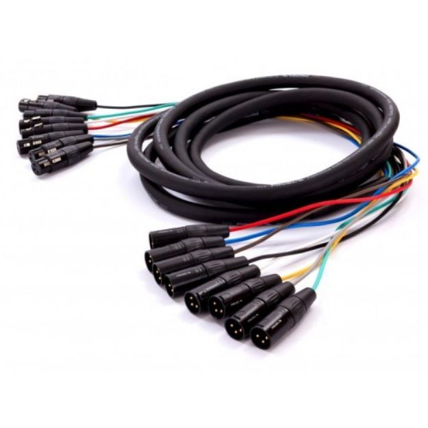 Picture of Proel Signal Loom 8 x FXLR > 8 x MXLR 3m