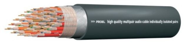 Picture of Proel Bulk Signal Multicore Cable 8 Way 97% Spiral+PVC