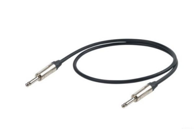 Picture of Proel Guitar Lead TS > TS 10m 90% Braid Shield BK