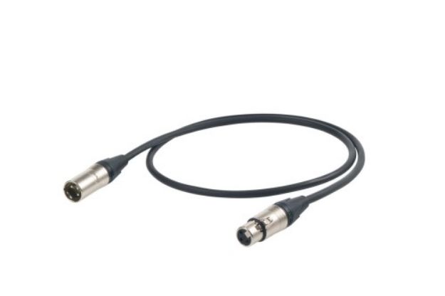Picture of Proel Mic Lead FXLR > MXLR 15m 95% Braid Shield BLACK