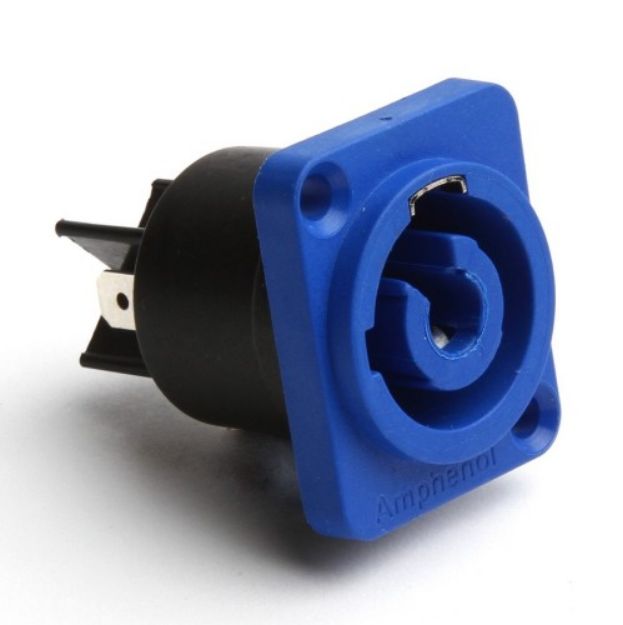 Picture of Amphenol 25A Mains Connector Chassis Socket Mains Inlet