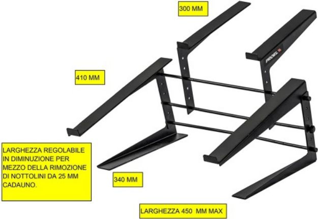 Picture of Proel Universal Foldable Laptop Stand