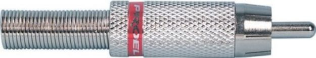 Picture of RCA Connector Cord Plug MALE RED