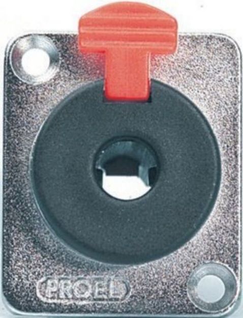 Picture of Stereo TRS Jack Connector 6.3mm Panel Mount FEMALE