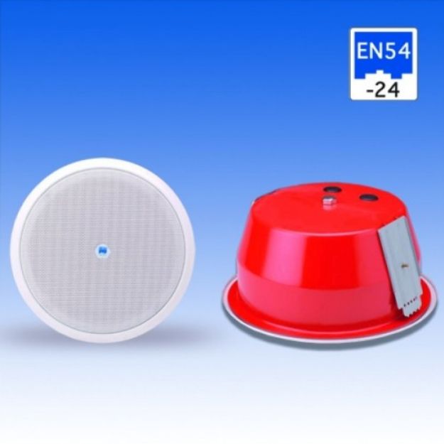 Picture of CES 100V Ceiling Speaker 8" 10W Quick Mount WHITE